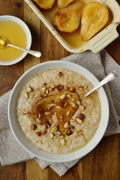 Porridge With Honey Roasted Pear