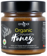 Organic Ceylon Cinnamon Infused Honey - 300g (10.58oz)