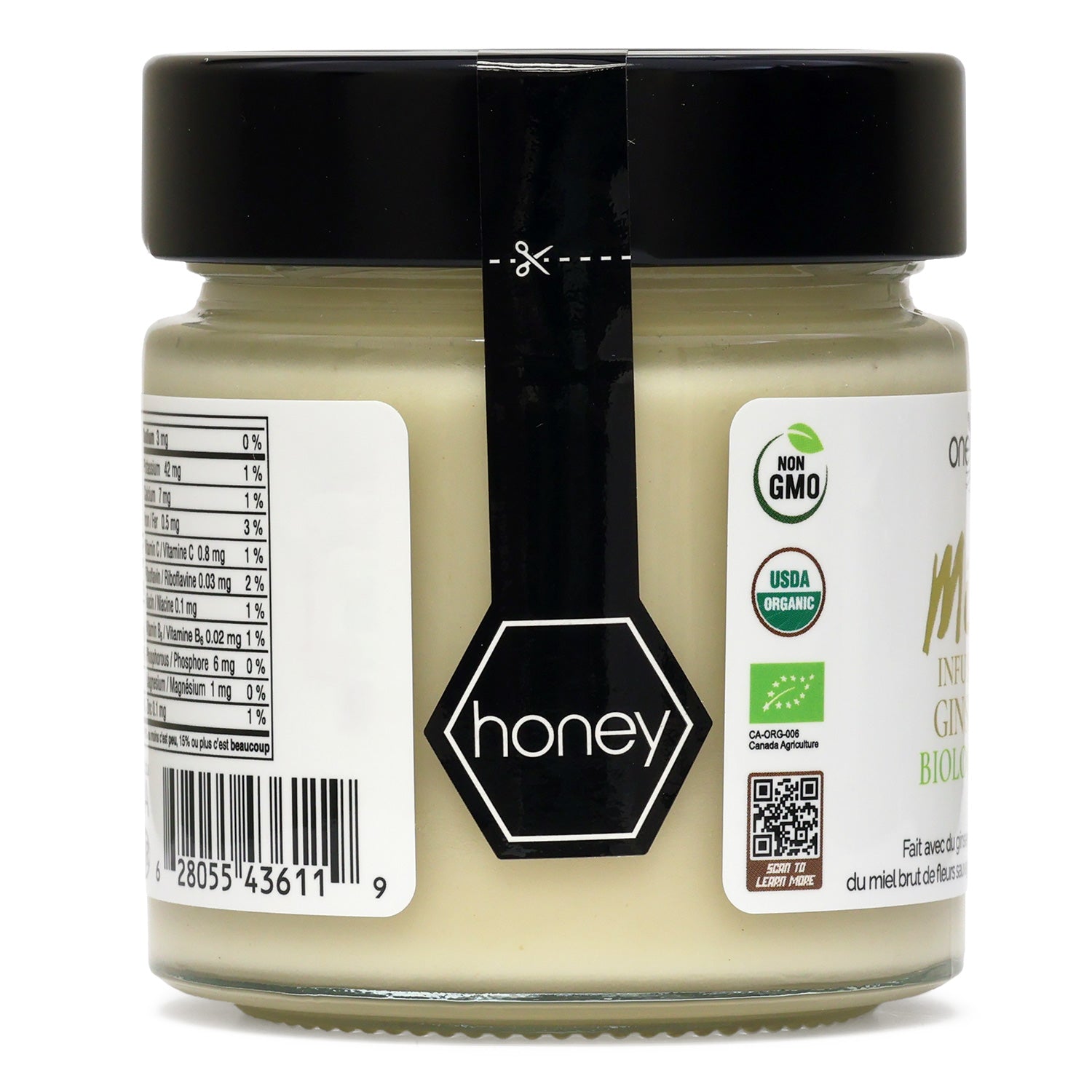 Miel Infusé au Ginseng Bio - 300g