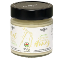 Organic Ginseng Infused Honey - 300g (10.58oz)