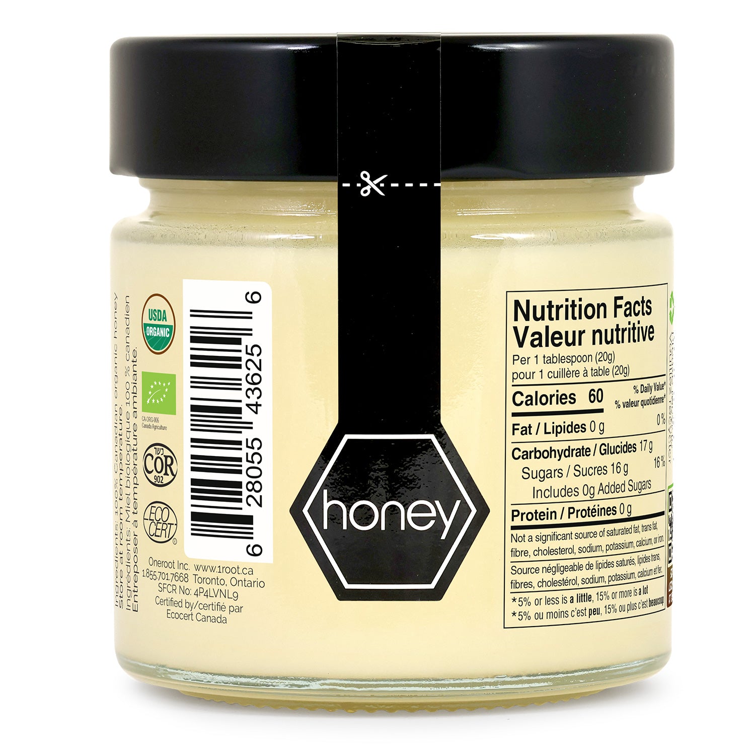 Organic Raw Wildflower Honey - 300g