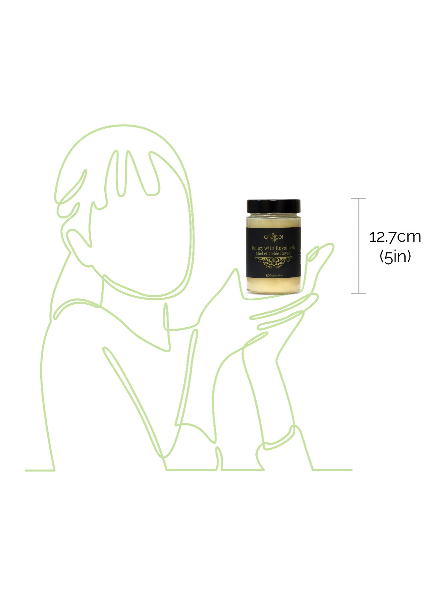 로열 젤리가 함유된 꿀 - 500g
