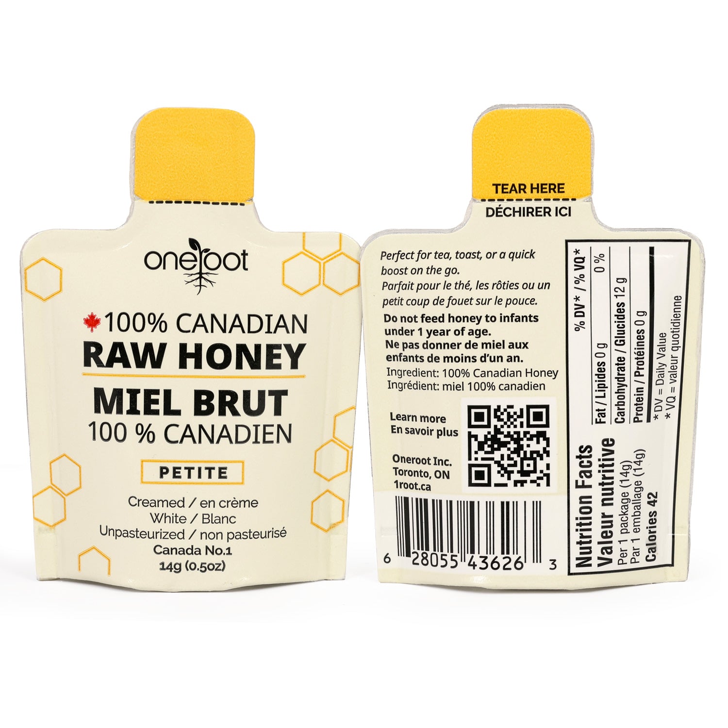 Raw Honey Petite Single Serve Packet