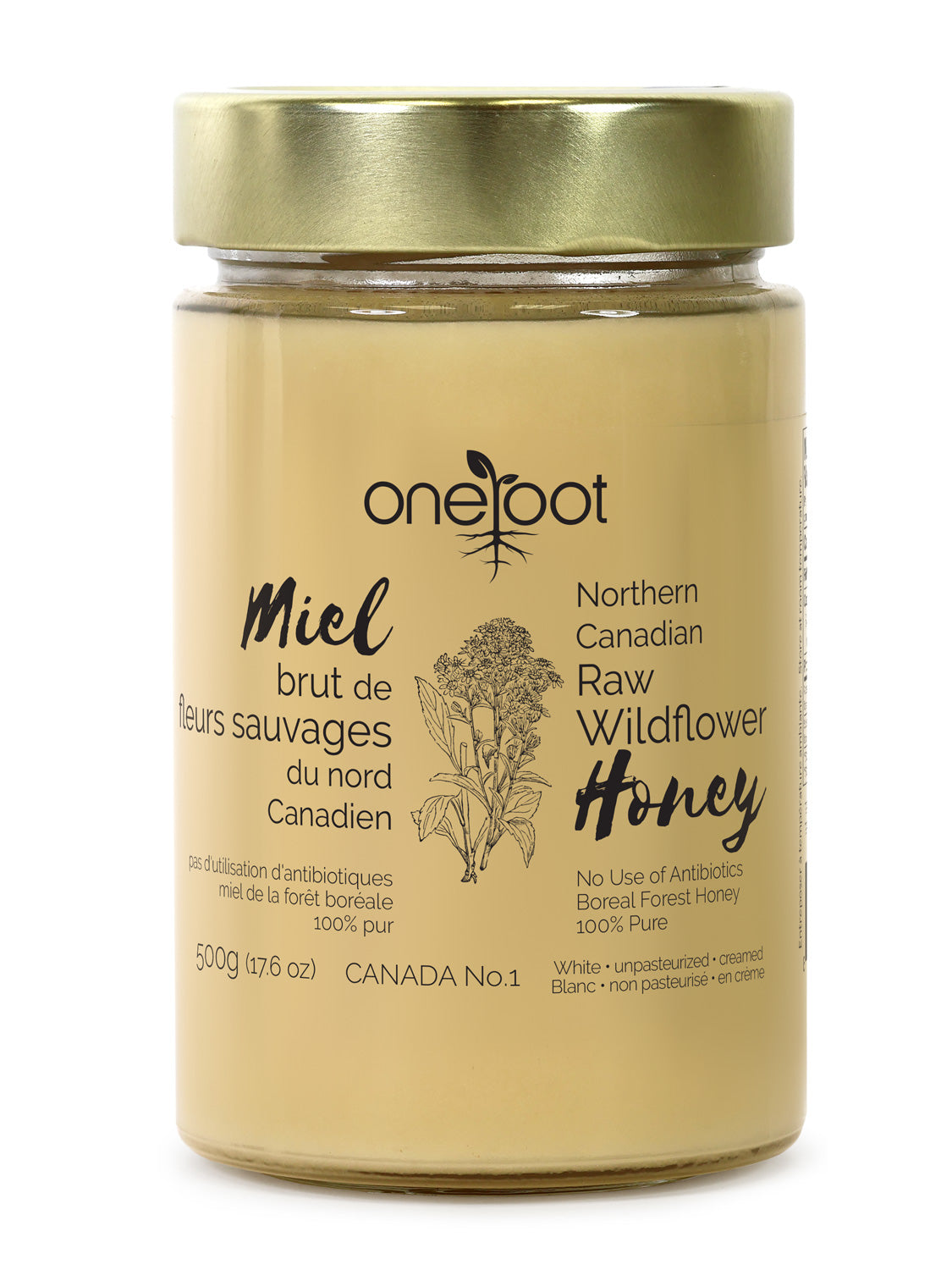 Natural Raw Boreal Forest Wildflower Honey