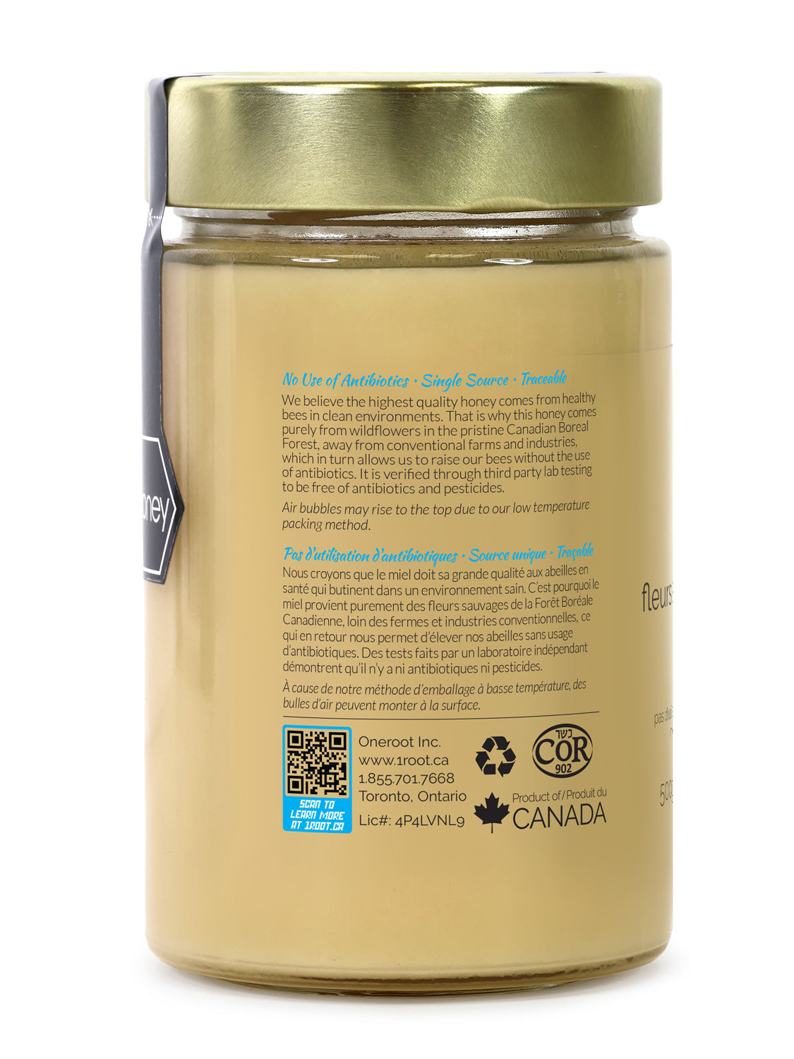 Raw Boreal Forest Wildflower Honey