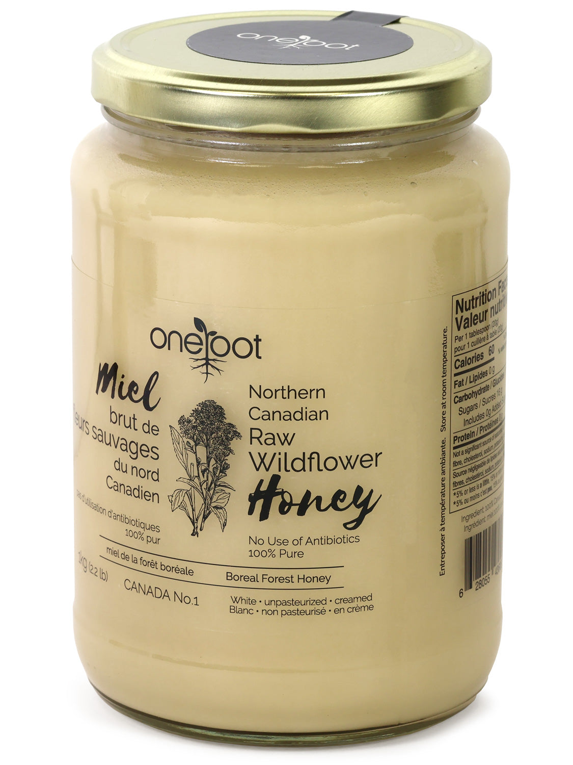 Natural Raw Boreal Forest Wildflower Honey