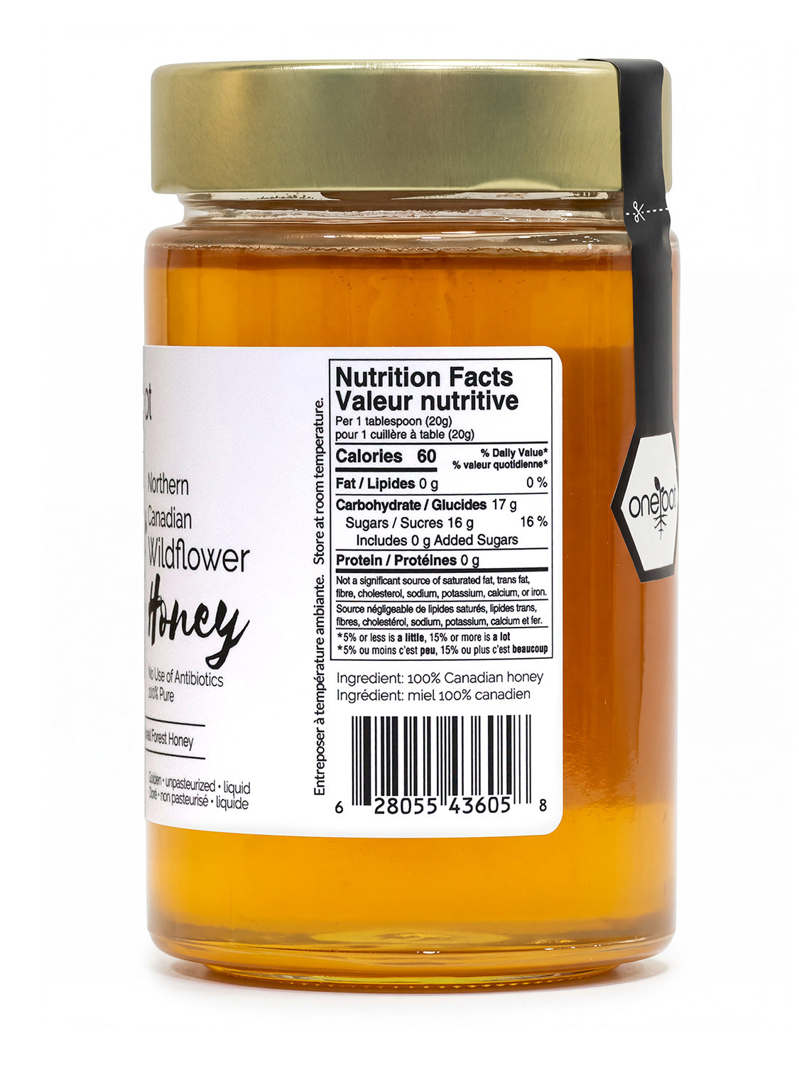 천연 보레알 숲 야생화 액상 꿀 - 500g (17.6oz)