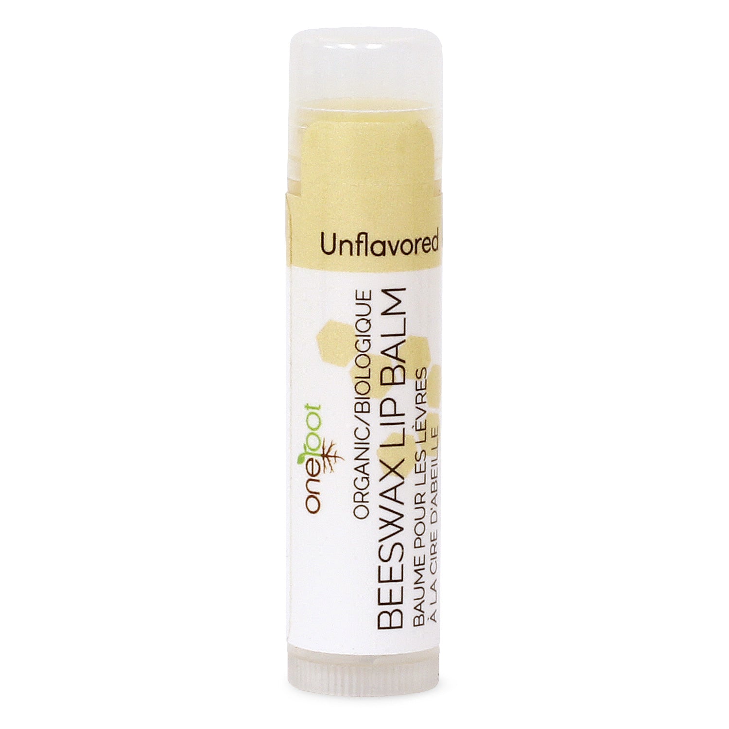 100% Organic Beeswax Lip Balm Unflavored