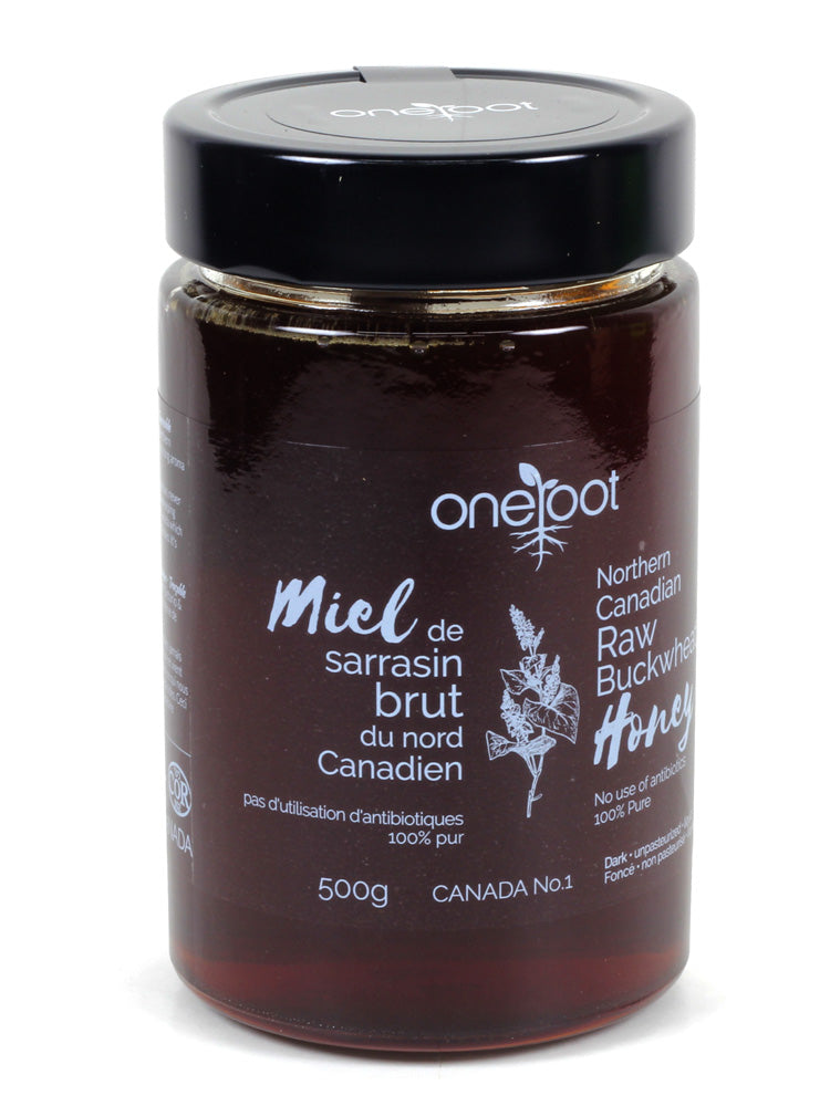 Natural Raw Buckwheat Honey - Golden organic Canadian honey, raw and bursting with natural flavors.
