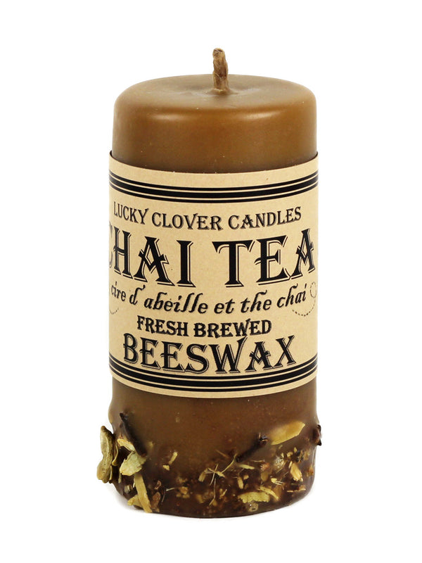Bougie en cire d’abeille au chai