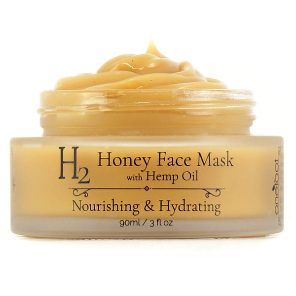 Masque facial au miel H2 et à l’huile de graines de chanvre