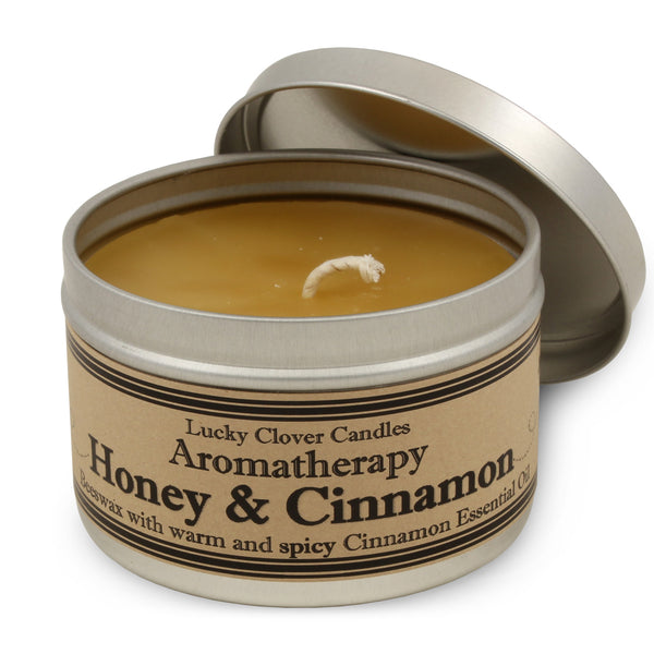 Bougie d’aromathérapie – Miel et cannelle 8oz