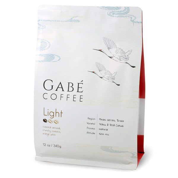 Gabé 커피 - 라이트 로스트 홀빈 커피 (340g / 12oz)