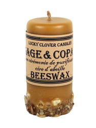 Sage & Copal Beeswax Candle